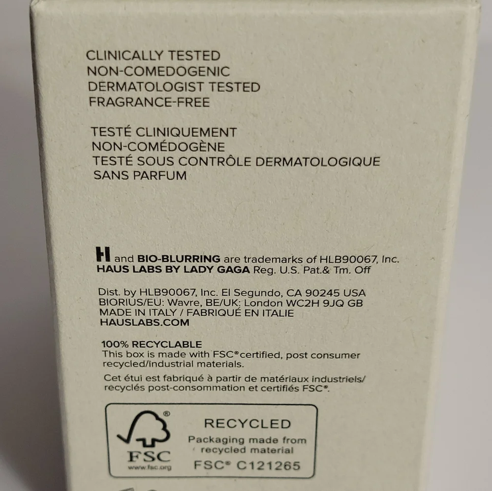 HAUS LABS BY LADY GAGA Bio Blurring Talc-Free Loose Setting Powder new Golden